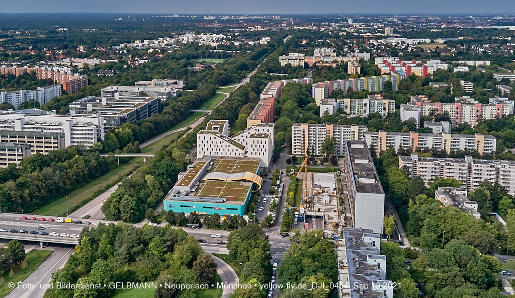 13.09.2021 - Baustelle Montesorri Schule in Neuperlach